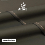 Dairy Silk Boski Plus | Greenish Grey Unstiched -Wash & Wear