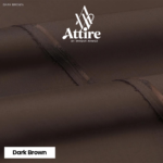 Dairy Silk Boski Plus | Dark Brown Unstiched -Wash & Wear