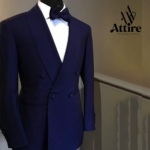 3 Pcs Suit | Royal Blue Premium - Custom Stitching